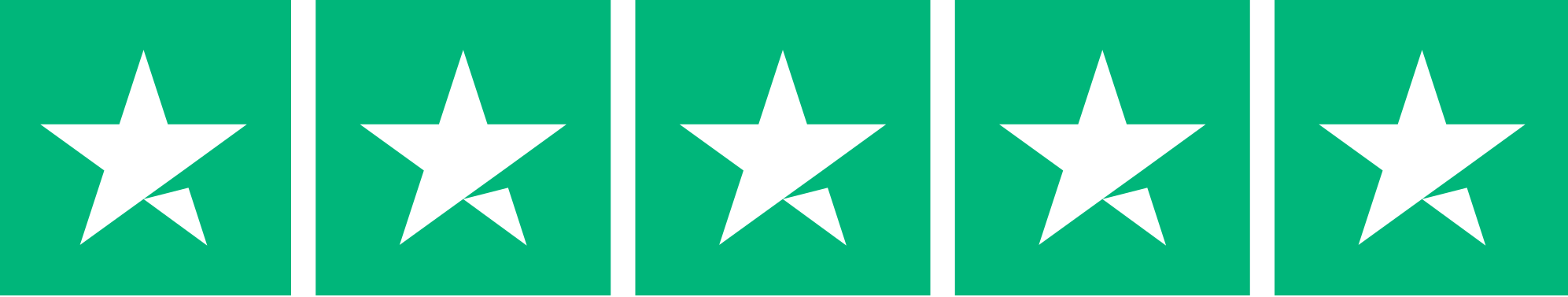 5 estrelas Trustpilot